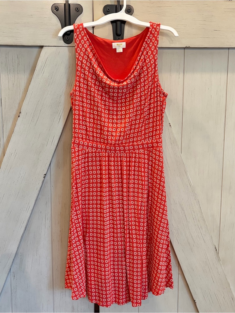 Maeve by Anthropologie Sleeveless A-Line Dress Orange Size Medium